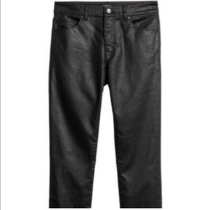 H&M Shiny Black Skinnies